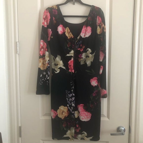 NWOT Jessica Simpson Dressy Floral Print Dress - Picture 2 of 5